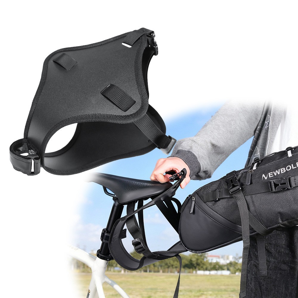 Bicycle Saddlebag Mount Rack Quick Release with 7L Bag Under Seat Bag Bracket US