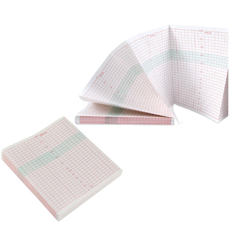 300pcs Thermal Printer Paper for Fetus Fetal Doppler Monitor CMS800G/F 100*112MM