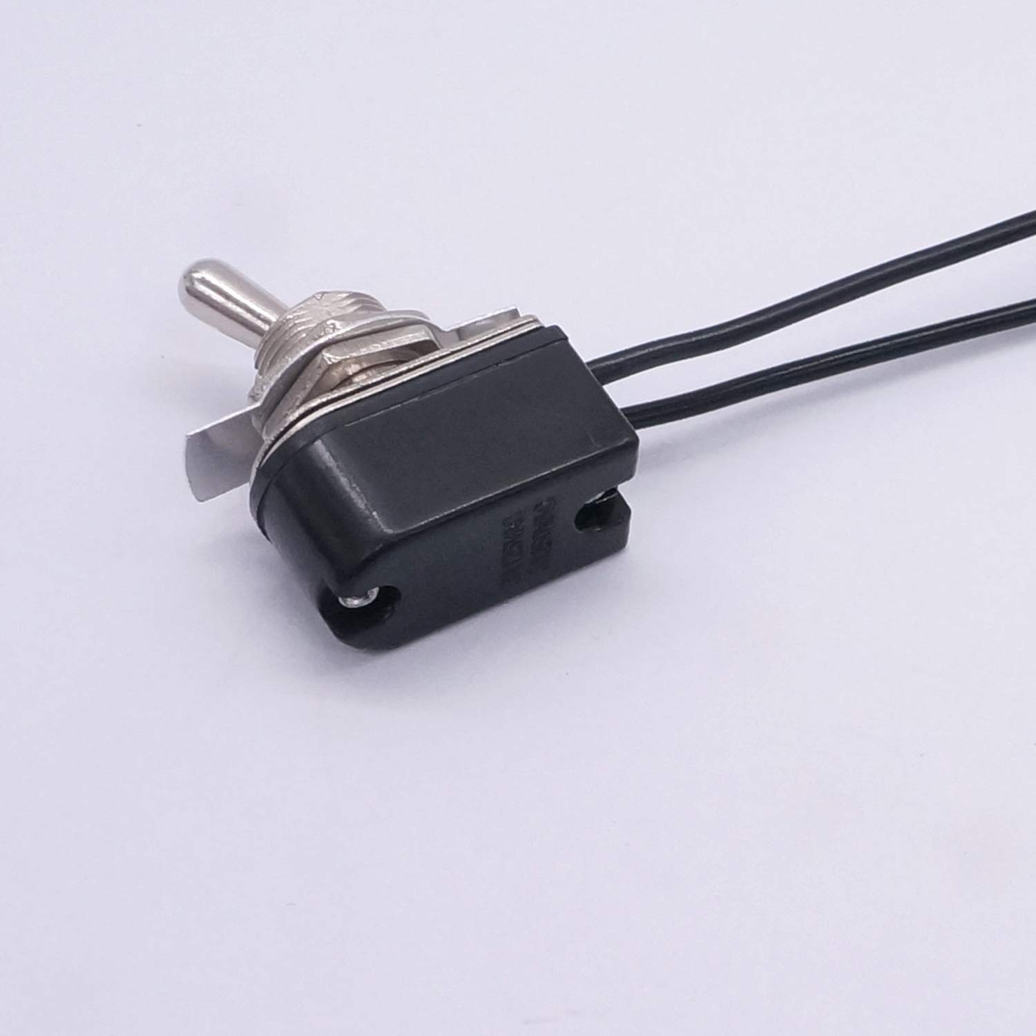 Taiss 2pcs Toggle Switch SPST 2 Position Latching ON/Off 6A AC 125V /10A DC 1...