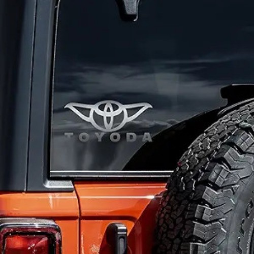 Parody Vinyl Decal Sticker for Car, Truck, Wall, or Laptop | Silver | 5.5" x 2.5