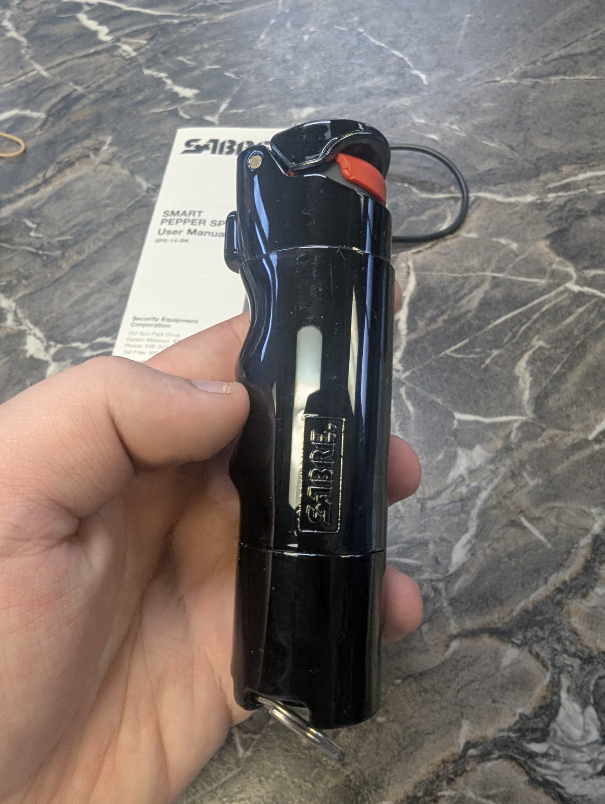 SABRE SMART Pepper Spray with Bluetooth GPS Continuous Tracking Free Text Alerts