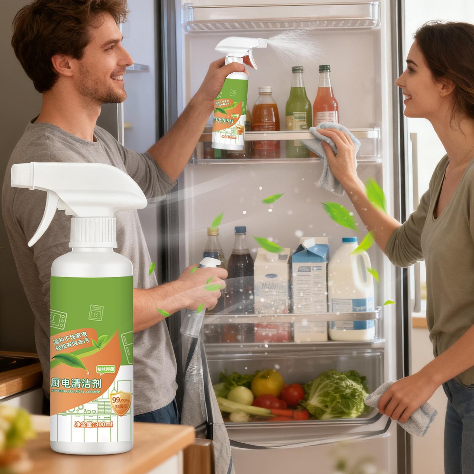 Kitchen Cleaner Spray 300ml Gentle Concentrated Mist All Purpose