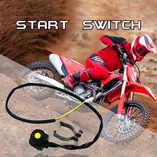 Handlebar Engine Start Switch Universal Motorcycle ATV UTV Button Yellow