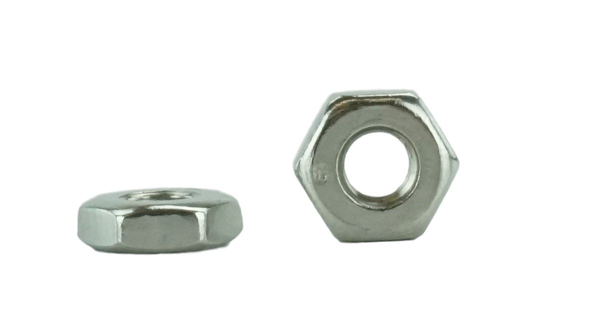 100pcs 10-32 Stainless Steel 18-8 Hex Nuts Machine Thread for Bolts