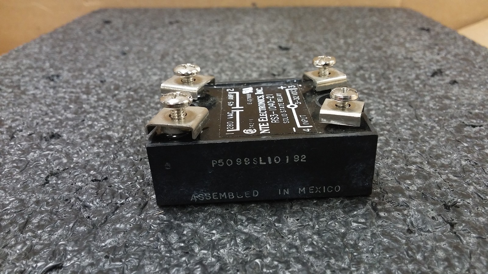 NTE Electronics RS3-D40-2 Solid State Relay with Heatsink