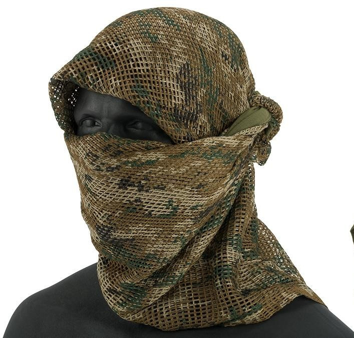 Red Rock Outdoors Tactical Sniper Veil Digital Woodland 100% Cotton 72" x 34"