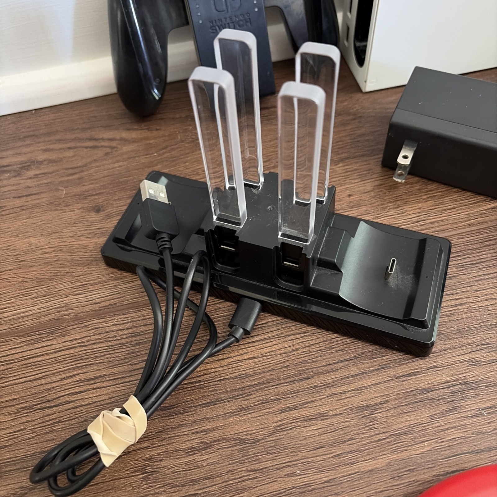 Nintendo Switch Accessory Bundle Lot - Docks, Wireless Controller,Steering Wheel