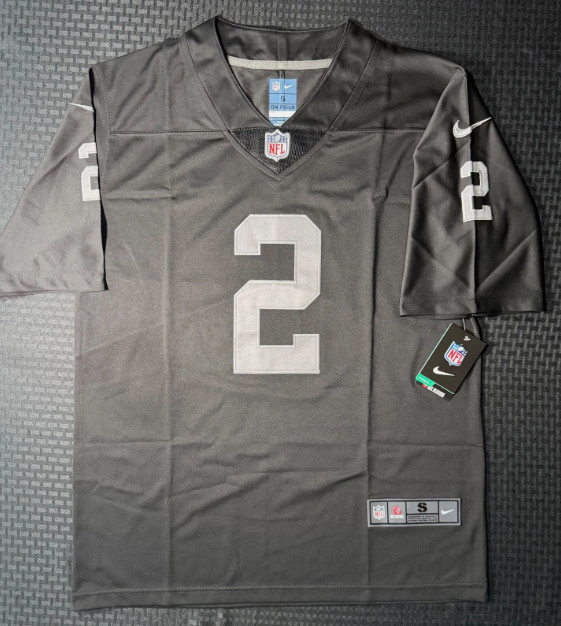 Las Vegas Raiders A.Jeanty #2 Black White Jersey Men's