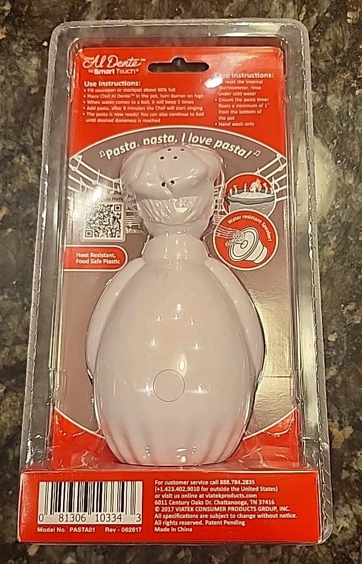 Smart Touch Chef Al Dente Singing Pasta Timer Mechanical PASTA01