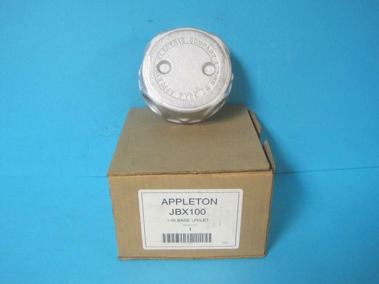 Brand New Appleton Electric Mall Iron Conduit Box 1" Base Unilet Cat JBX100