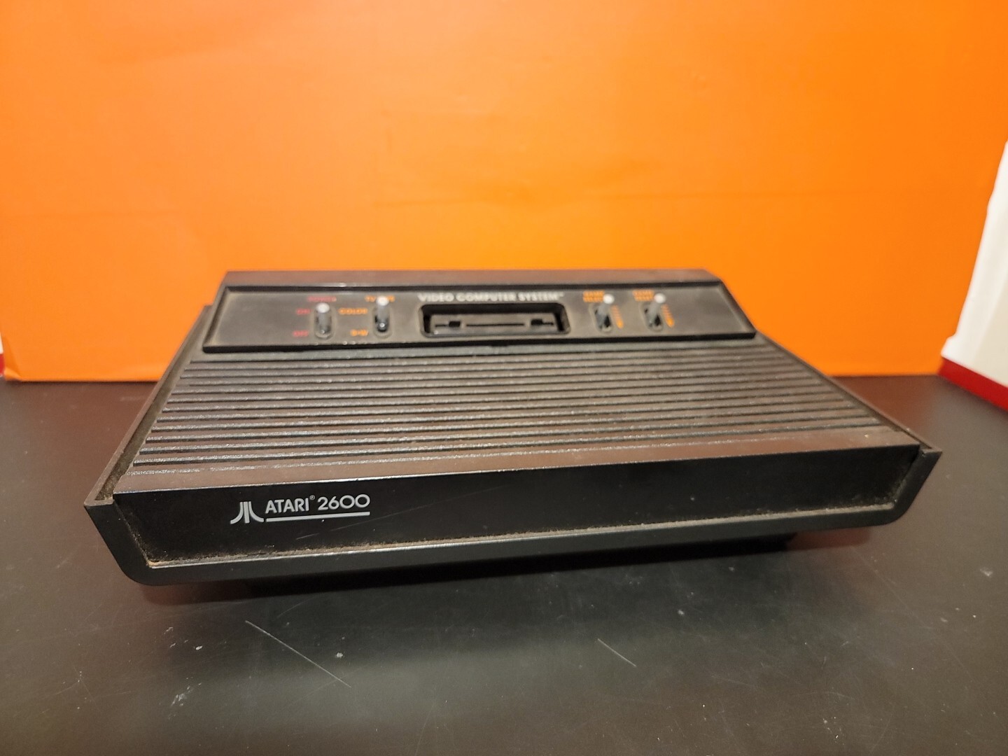 Vintage Atari CX-2600A Black Darth Vader Console Only ~ Please Read Description