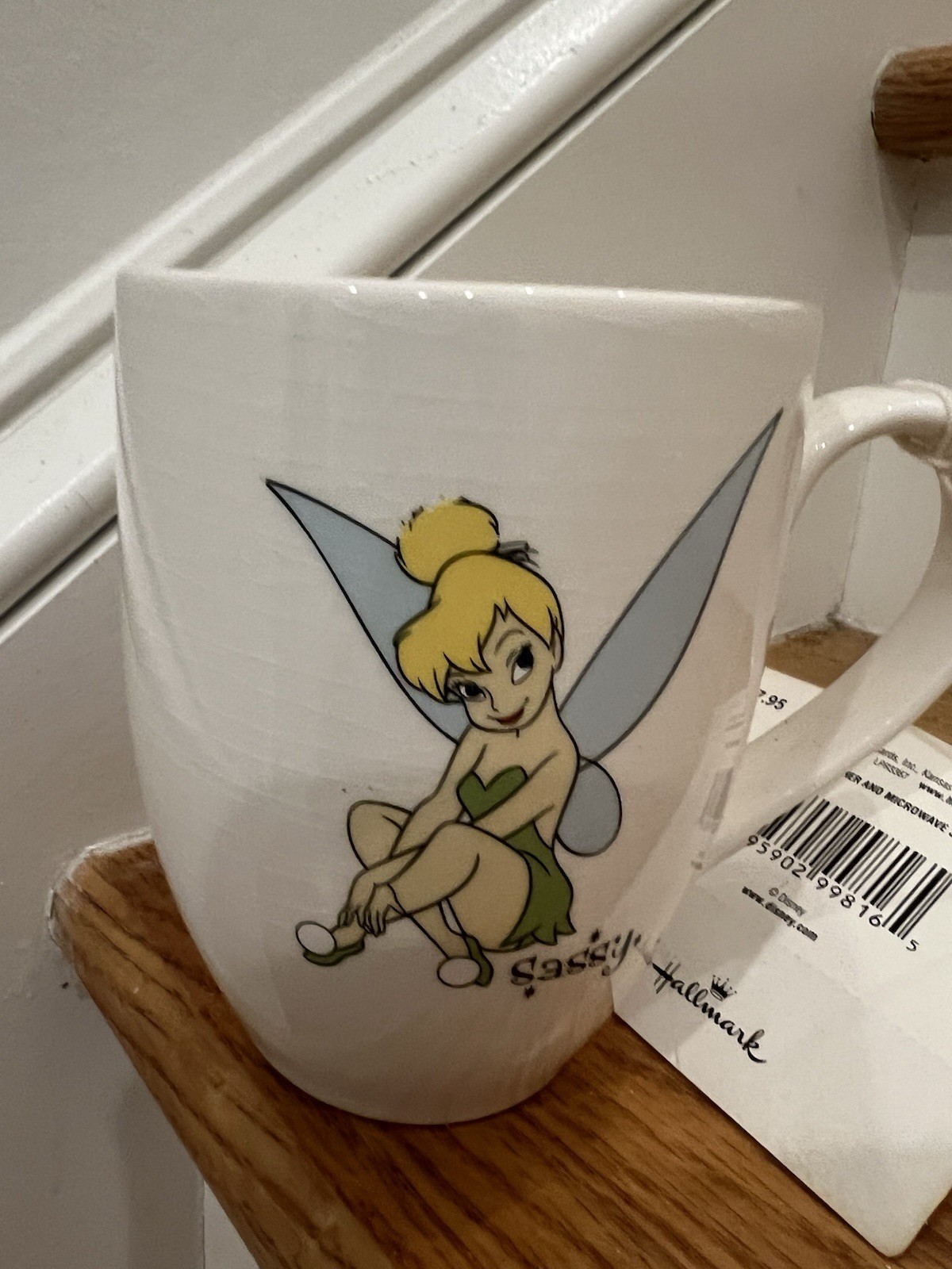 Tinker Bell Hallmark Collectible Mug “sassy” NWT