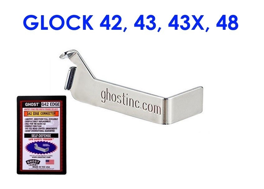 Ghost Edge Connector for Glock 42, 43, 43x, 48 - 3lb Trigger
