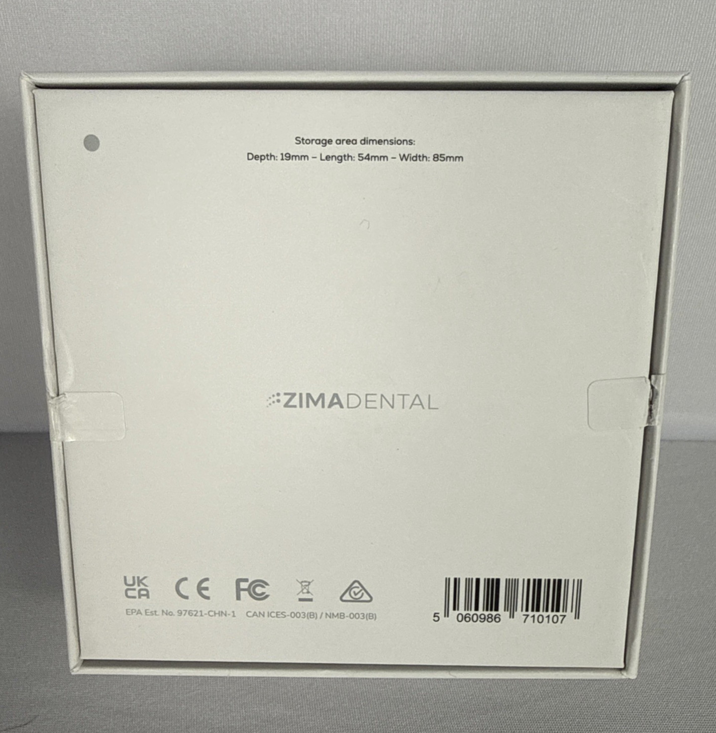 Zima Go Metal UV oral appliance case By Zima Dental In Silver read description