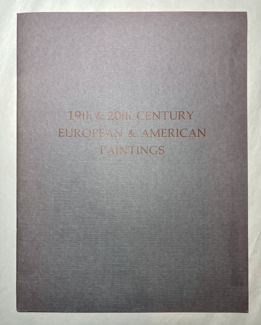 19th 20th Century European American Paintings Art Exhibition Catalog 1985 Hammer