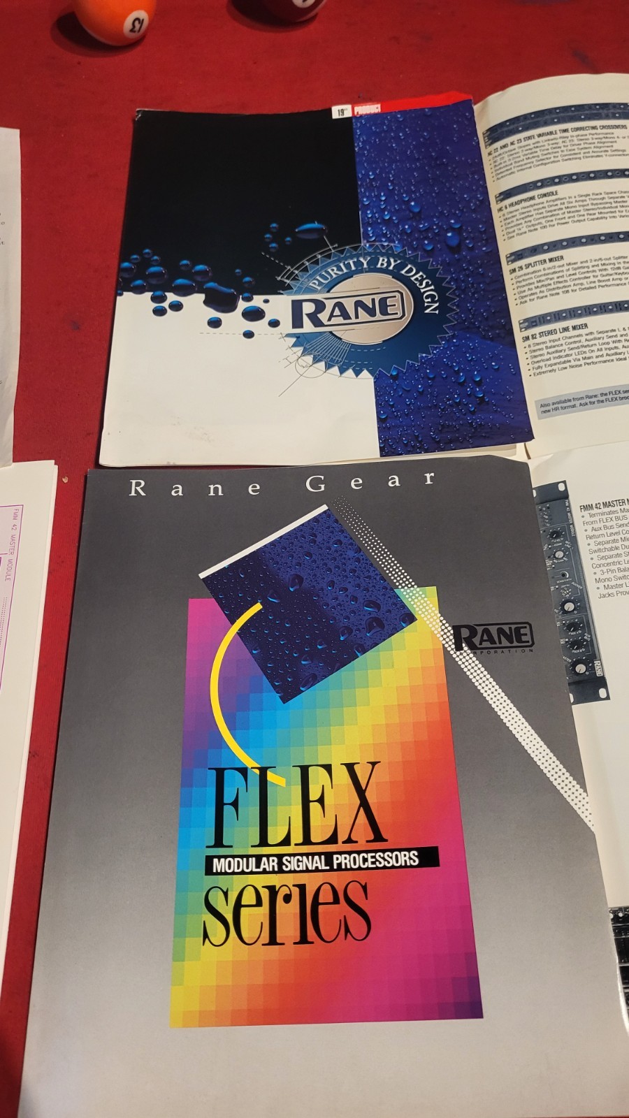 rane pro audio brochure old pro gear rack pamphlet.