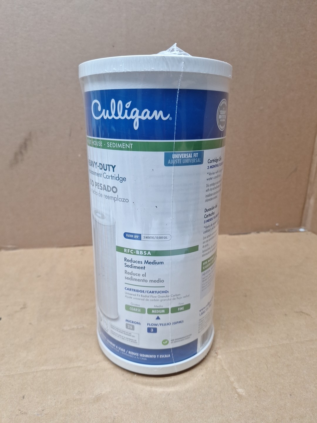 Culligan RFC-BBSA Heavy Duty Sediment Water Granular Carbon Filter Cartridge
