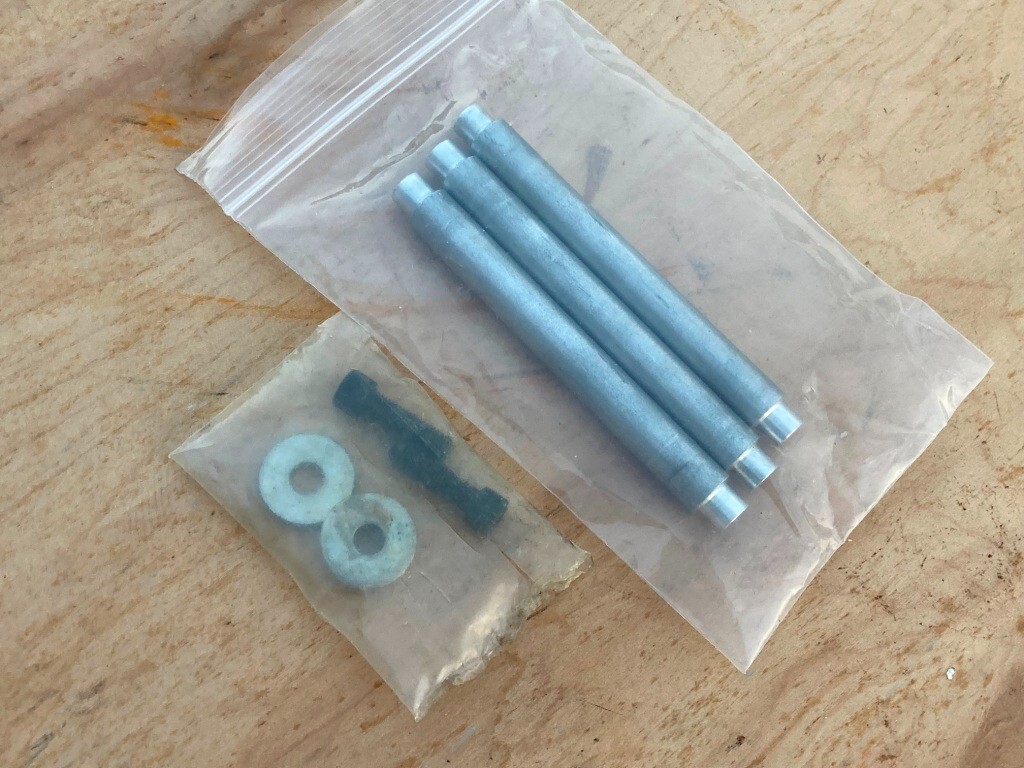 NOS 1987 Bullseye Front Axles Skewered