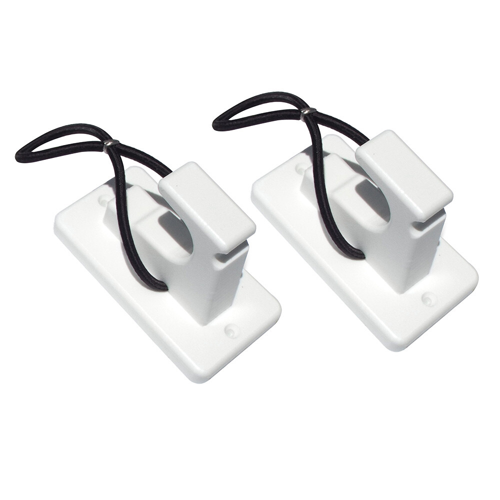 Deep Blue Marine Rod Holder Pair Starboard Mount for Brushes/Gaffs/Rods