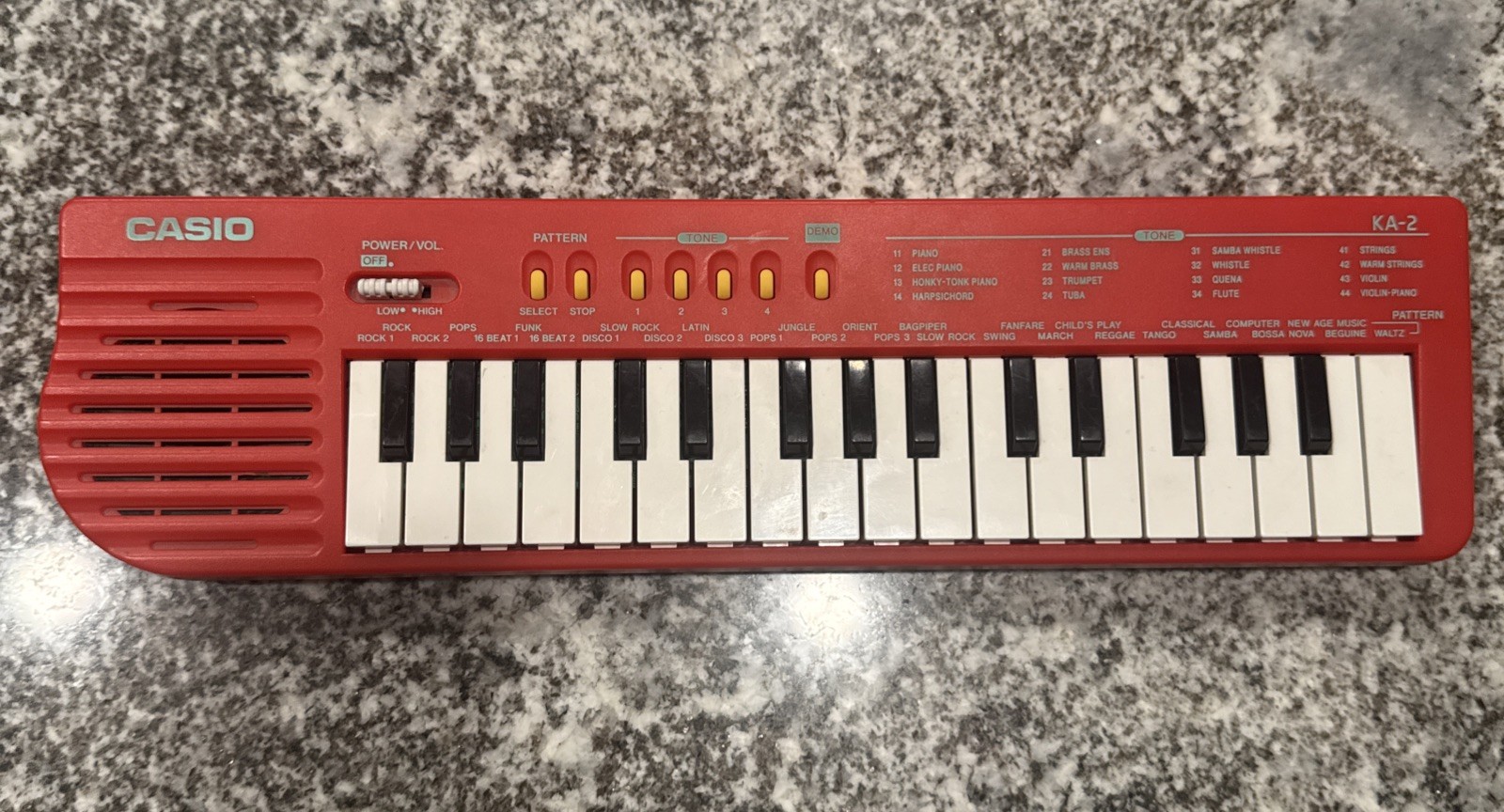 CASIO KA-2 Musical Electronic Keyboard Tested Working, Clean Very Good Condition