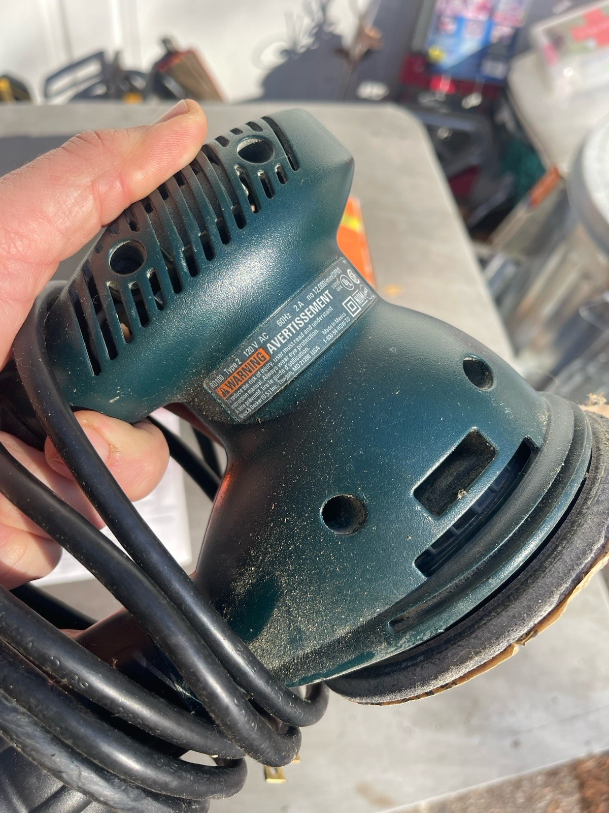 Black&Decker Black Decker BDER0100 5 Inch Random Orbit Sander