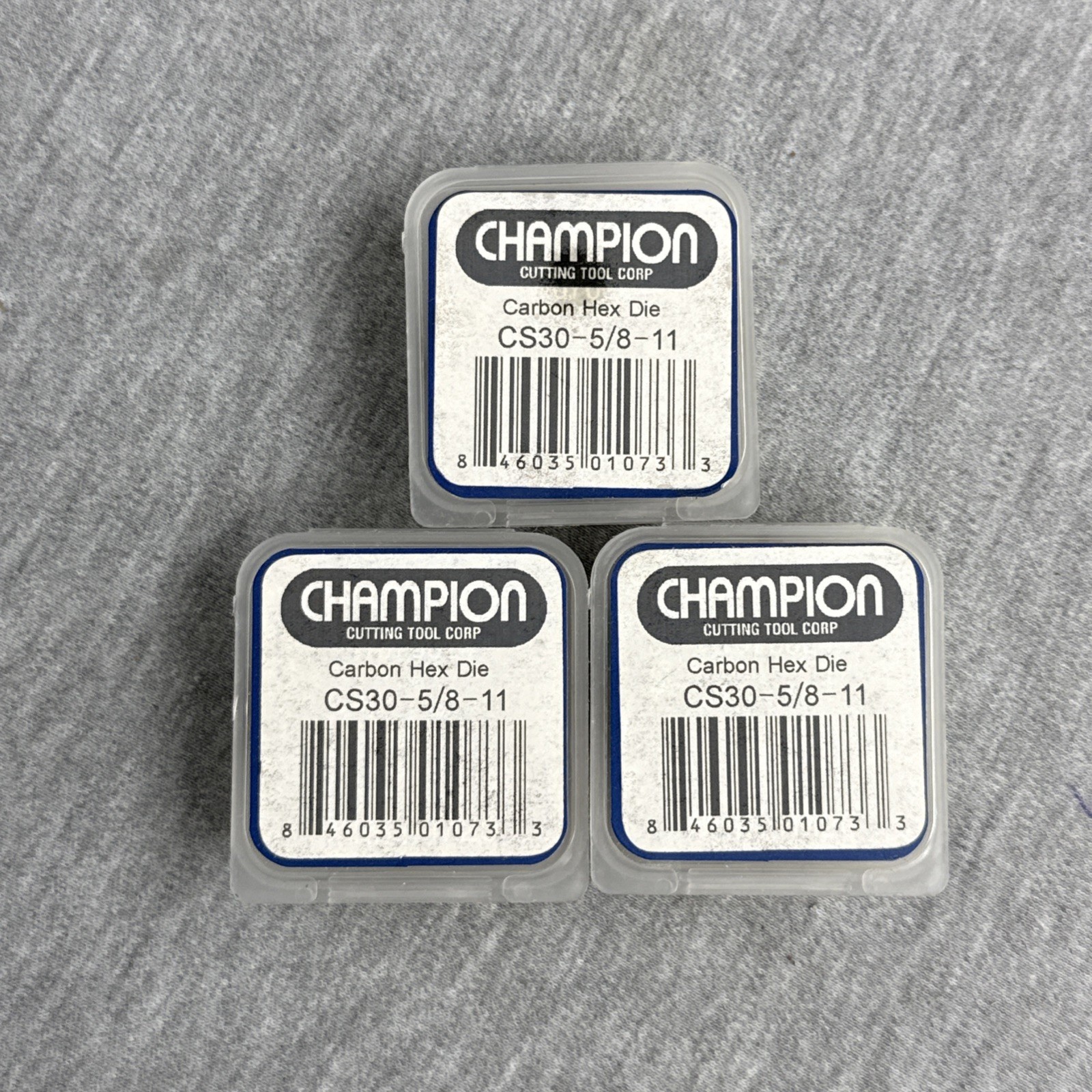 Champion CS30-5/8-11 Hex Rethreading Dies (3 Pack)