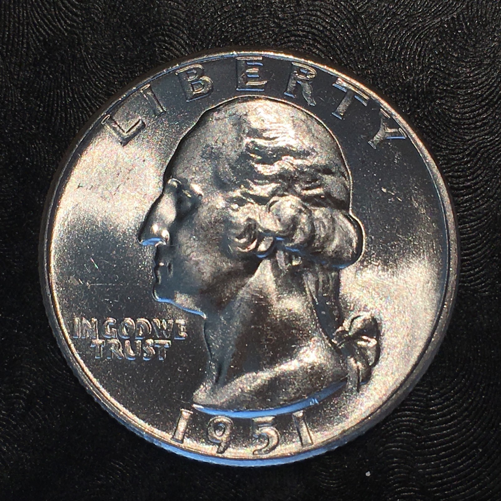 1951 Silver Washington Quarter - Superb Uncirculated - High Quality Scans #G136