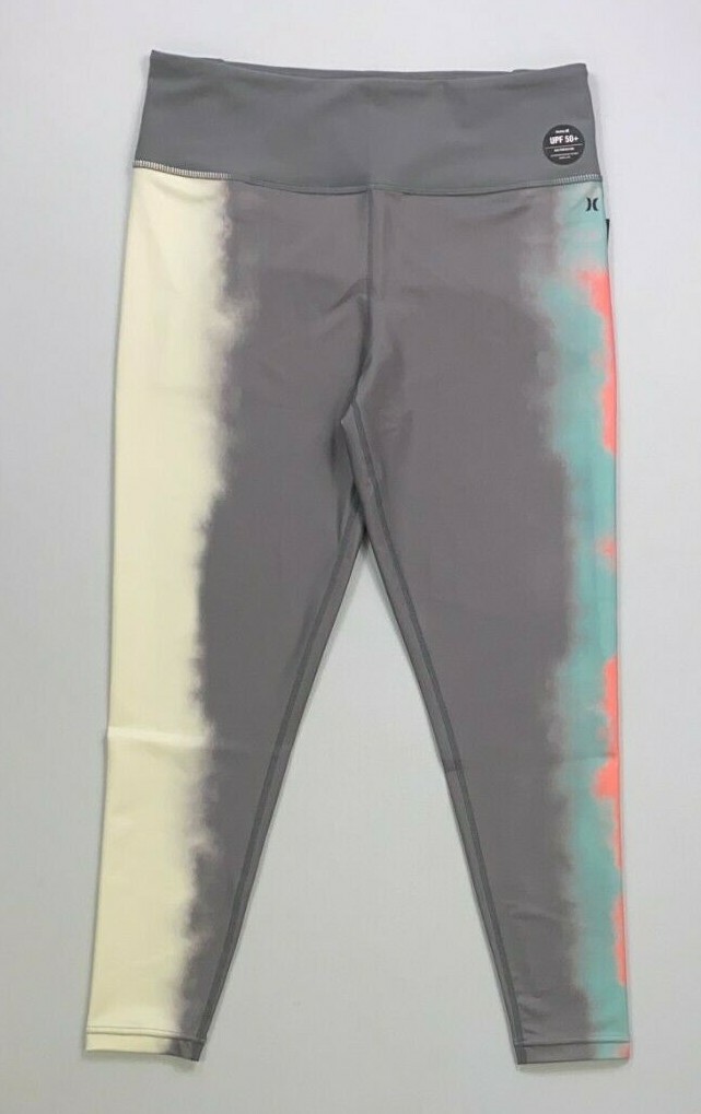 Women's Hurley UPF 50+ In & Out of Water Gradient Surf Activewear Leggings