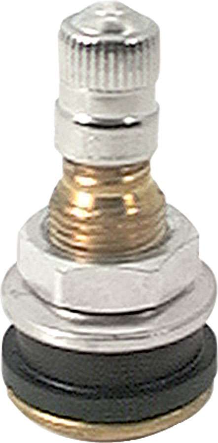 AllStar Performance Brass Bolt In Valve Stem Stems Short 5/8 Hole Chrome Race