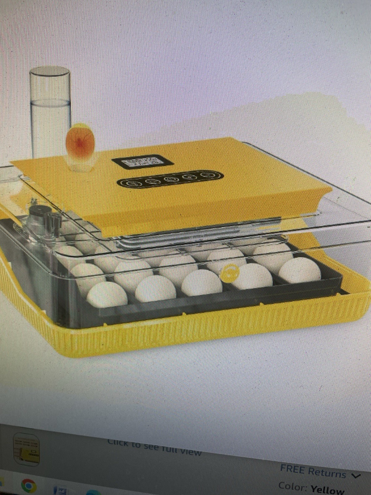 25 Egg Incubator with Auto-Turning, Hatching Temperature & Humidity Control