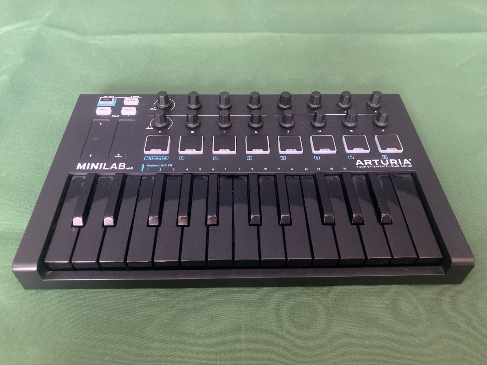 Used Arturia Minilab mkii MIDI Controller (All Black)