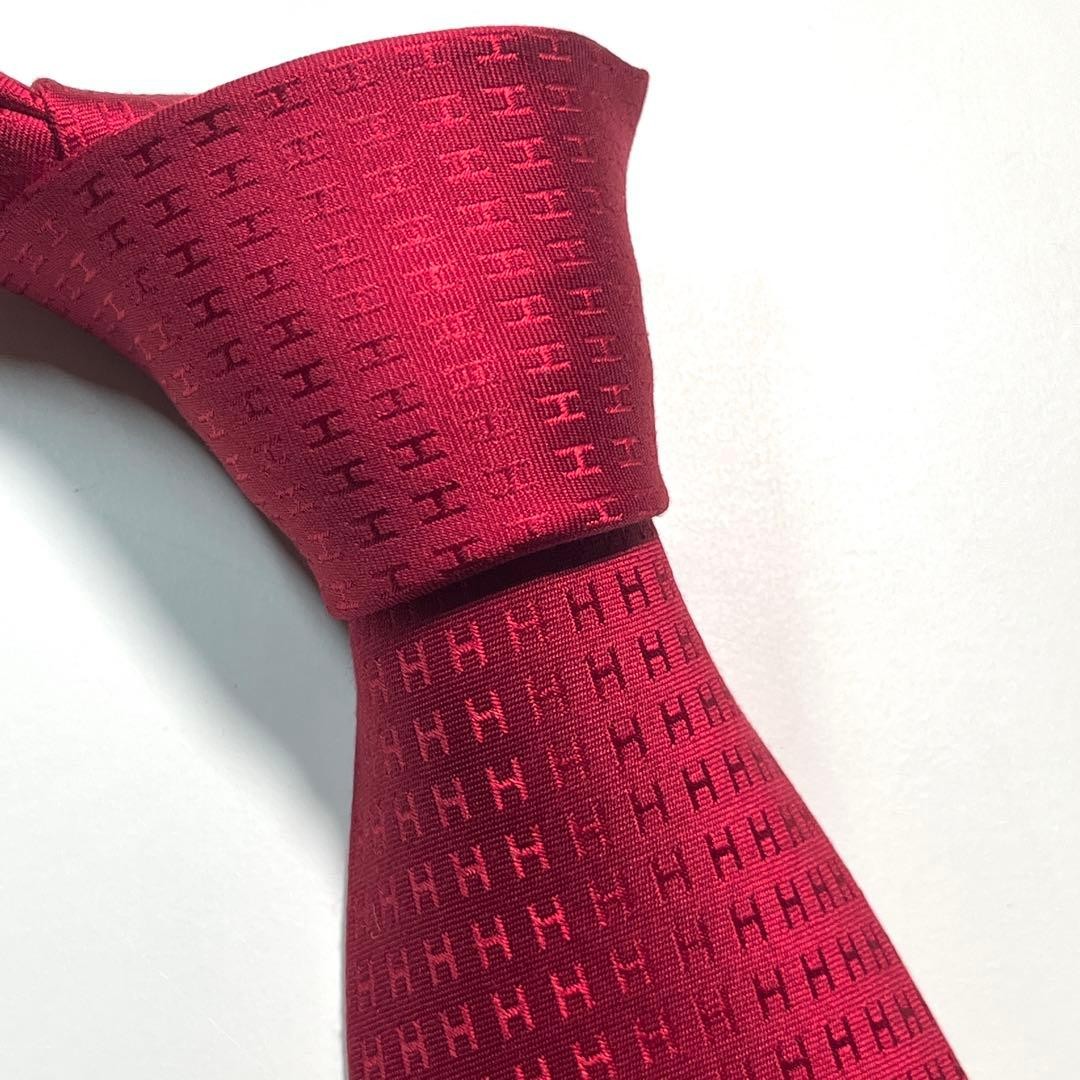 Hermès Silk Necktie High Quality Fassoané Masterpiece Used