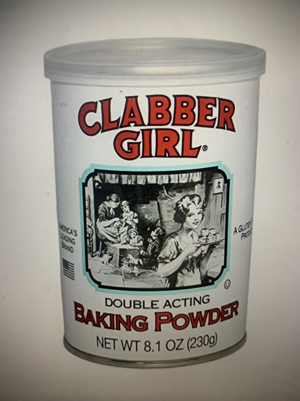 CLABBER GIRL DOUBLE ACTING BAKING POWDER GLUTEN FREE 8.1 OZ CAN BEST DEAL