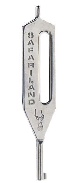 Safariland Handcuff Key, Deluxe Stainless Steel or Standard Nickel
