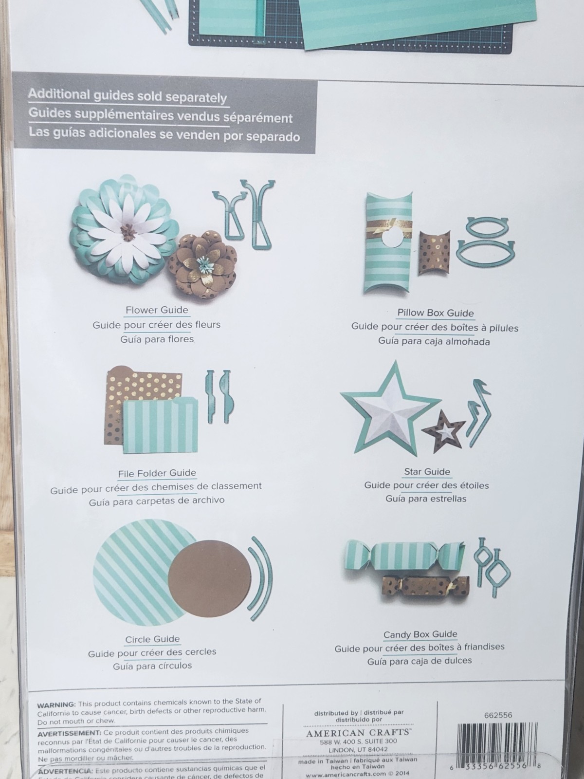 American Crafts We R Memory Keepers Template Studio Candy Box
