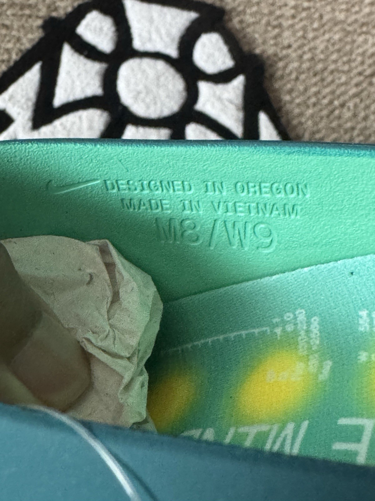 Nike Mind 001 “Geode Teal Light Menta”Size 8 HQ4307-301