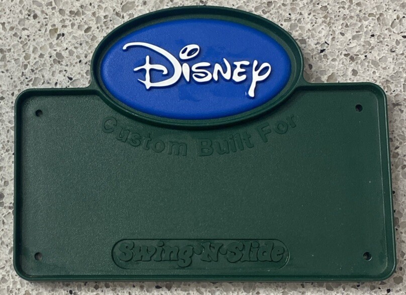 Swing N Slide Plaque