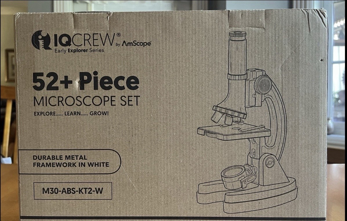 IQ Crew 52-Piece Microscope Set BRAND NEW