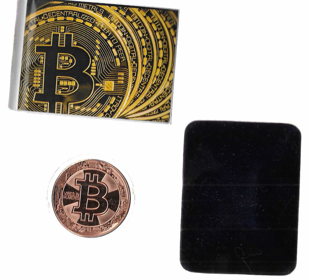 Bitcoin physical 2018 Bronze "Vires in Numeris" w/case Limited DIGITAL DECENTRAL