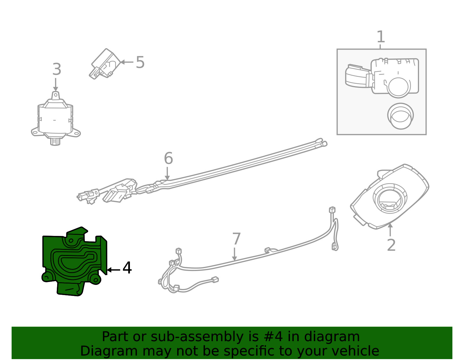 Genuine Toyota Blind Spot Detection System Warning Sensor Bracket 88161-08010