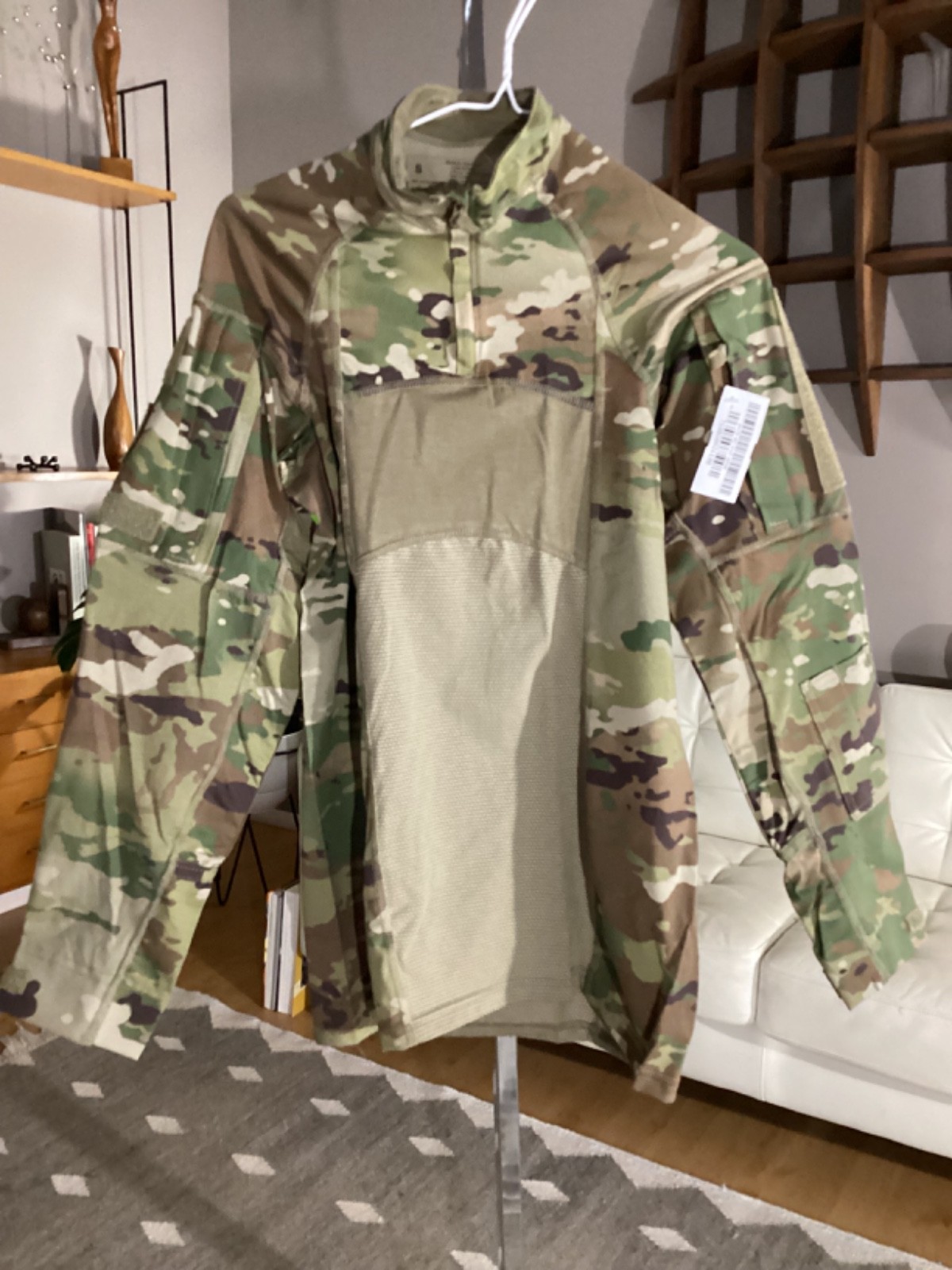 US Army Multicam Camo Advanced Combat Shirt Flame Resistant NWT Small