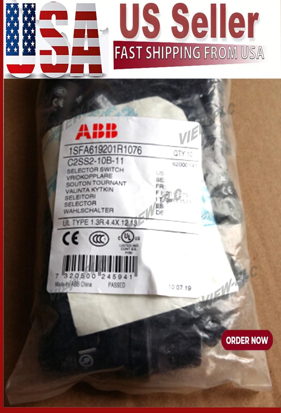 10PCS/New ABB C2SS2-10B-11 Selector Switch US Free TAX