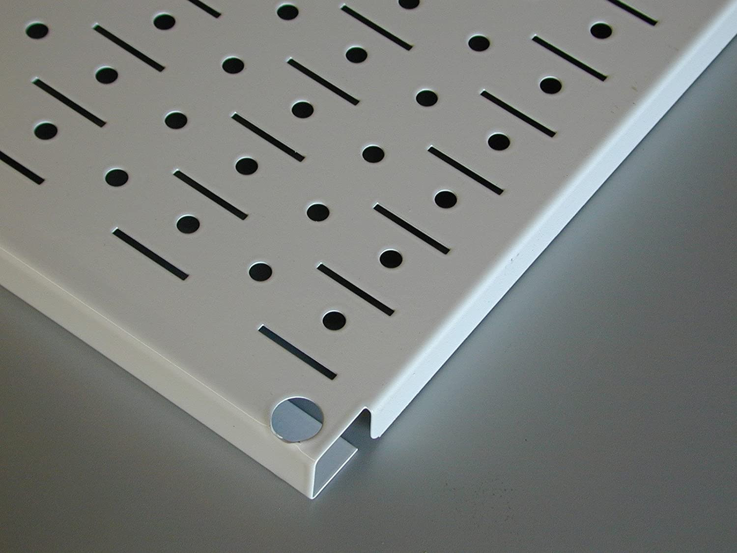 Metal Pegboard Panels - 4ft Wall Mounting Sheets, 2 Pack, 16"x48