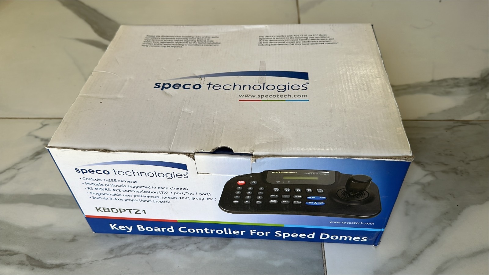 New Speco KBDPTZ1  Speed Dome Keyboard Controller