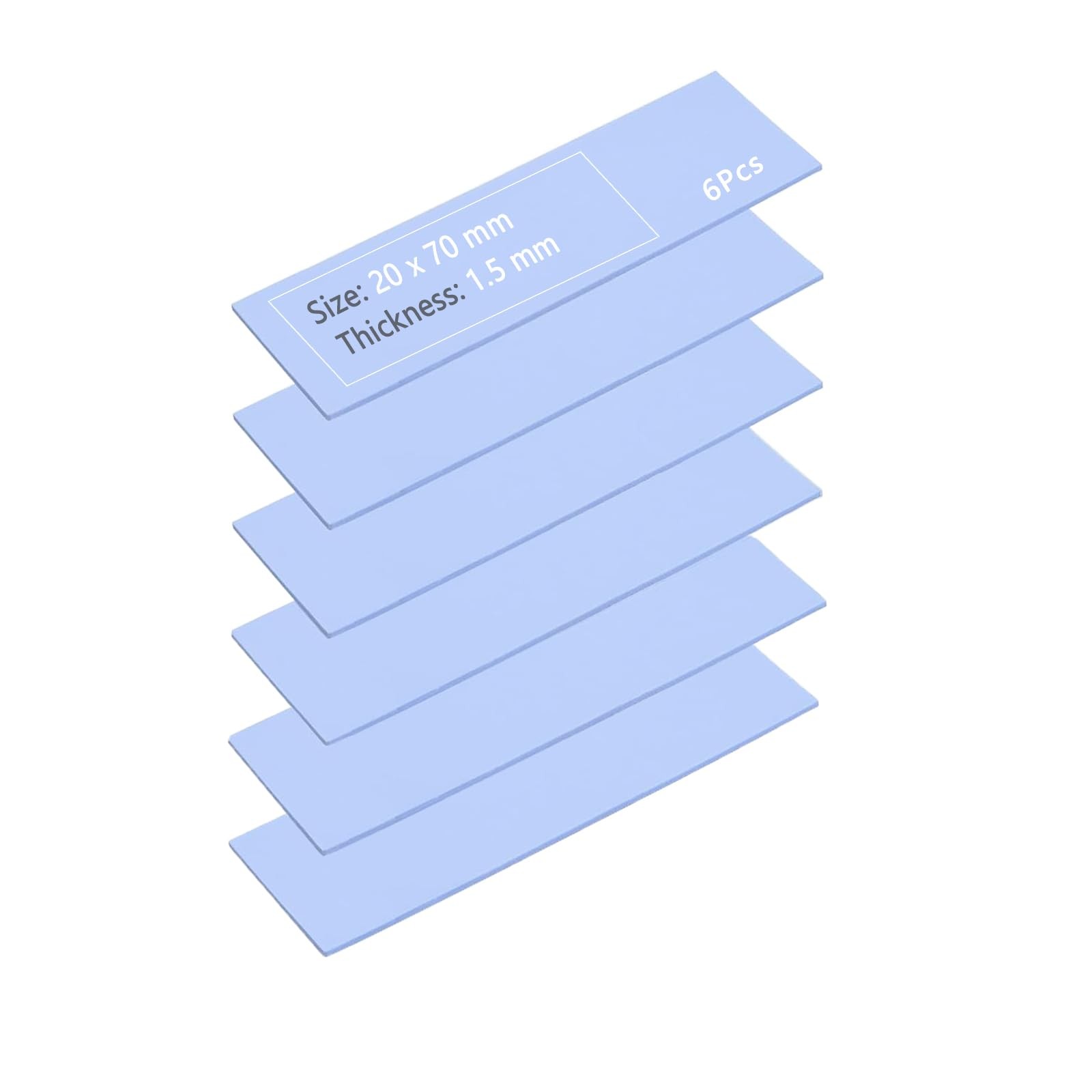 Thermal Pad for M.2 2280 SSD NVMe Heatsinks - Soft, Safe, Simple to Apply - 7...
