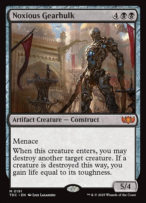 Noxious Gearhulk 191 M Normal TDC MTG NM