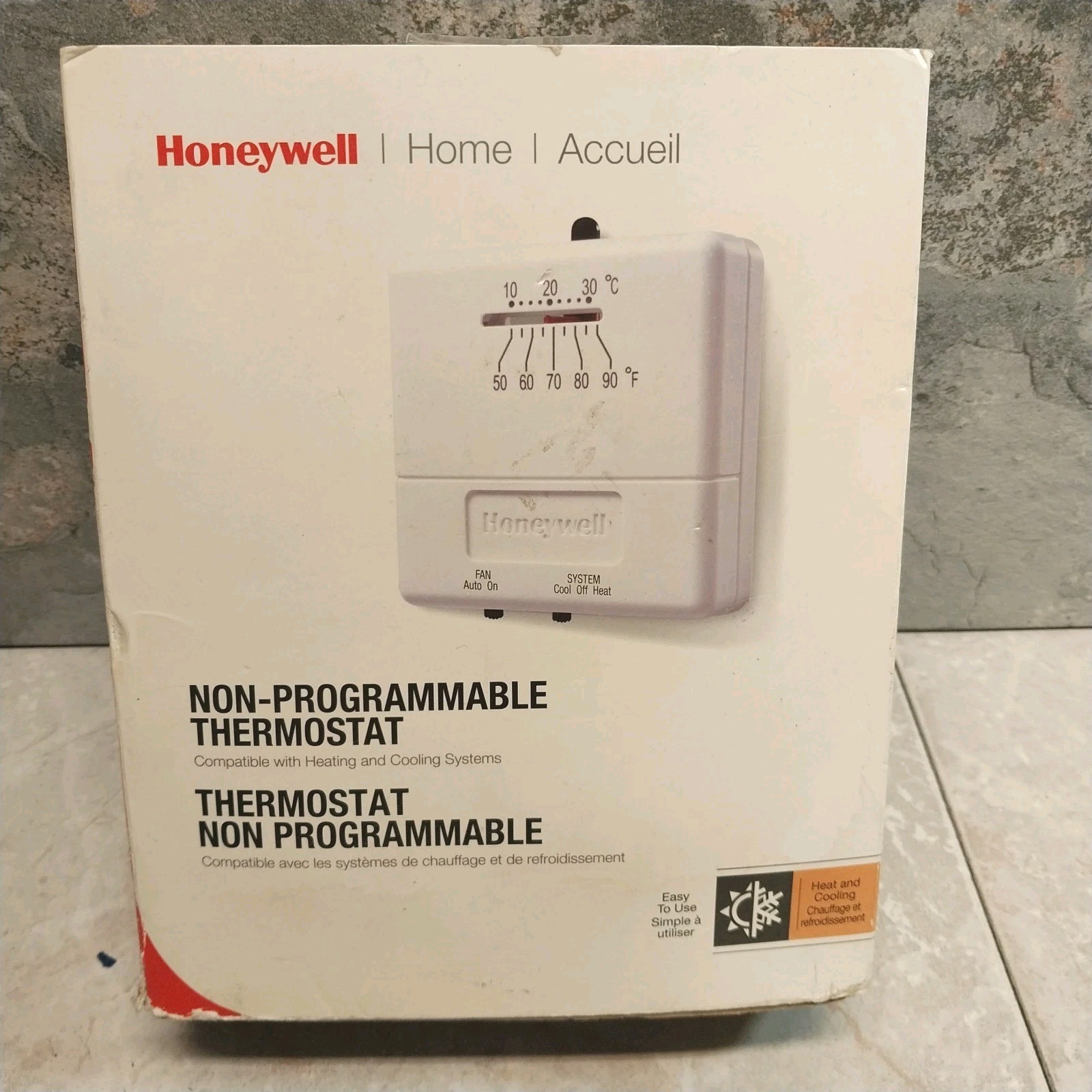 Honeywell Home CT31A Non-Programmable Heat/Cool Thermostat New Open Box