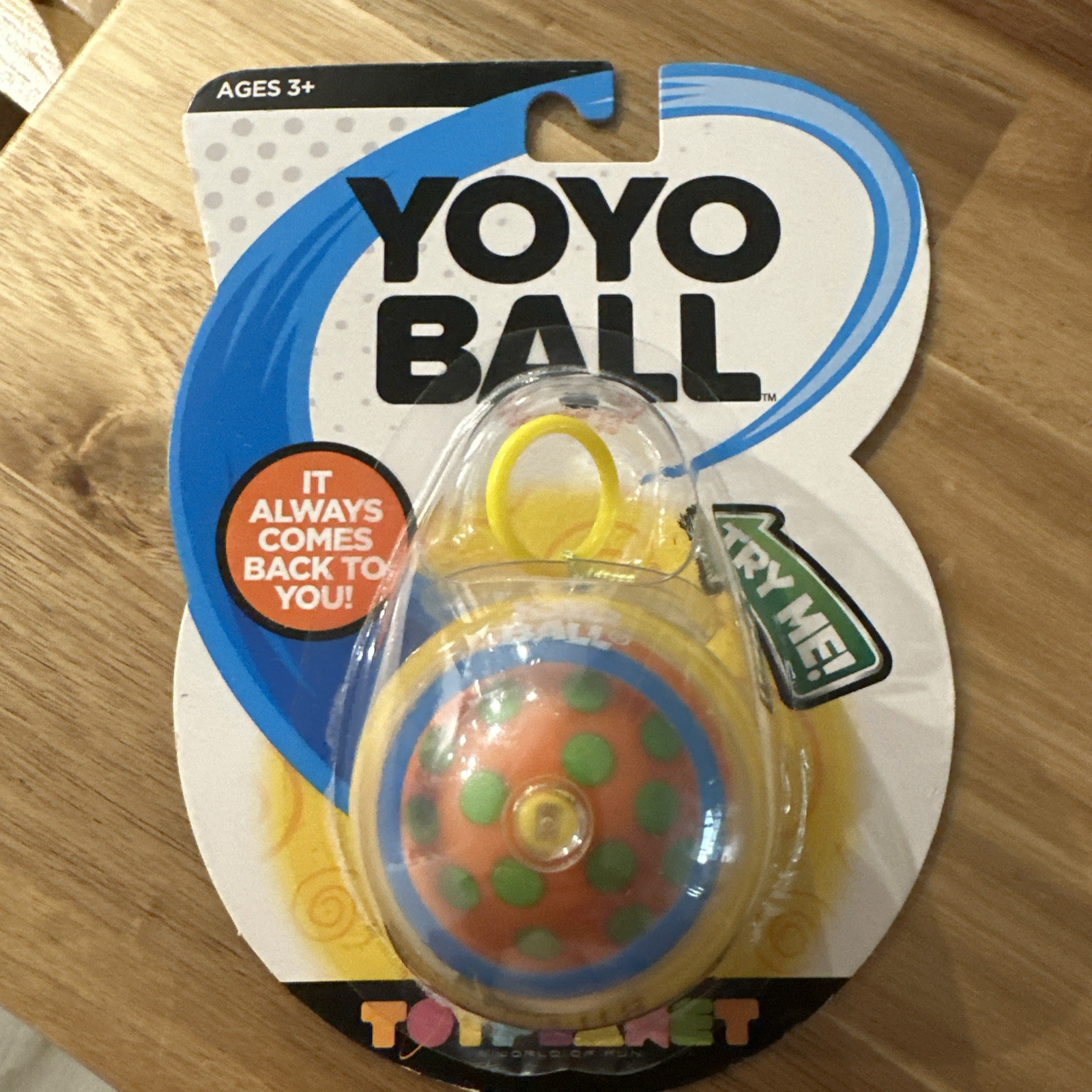 Big Time Toys "YOYO Ball" Never Needs Rewinding Multicolor Fast Shipping
