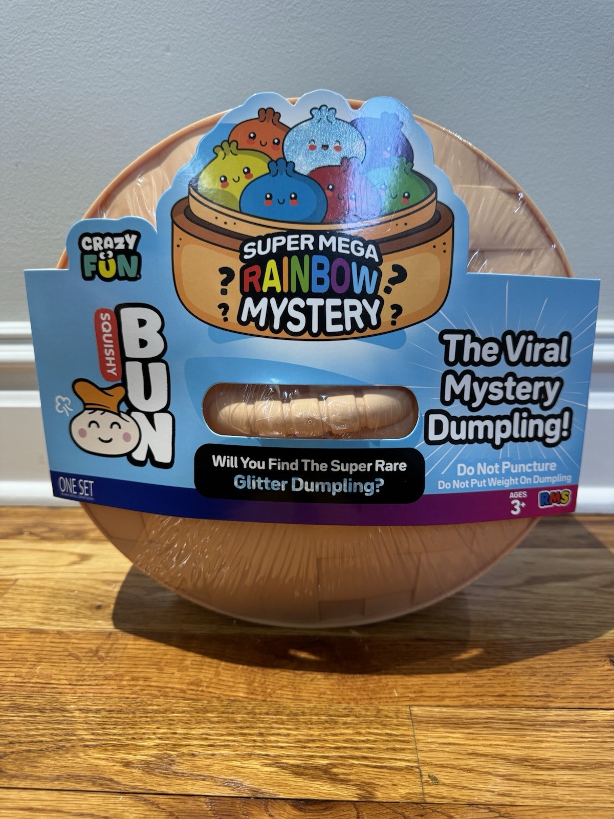 Super MEGA Rainbow Mystery Squishy Bun Viral Dumpling Brand New Authentic