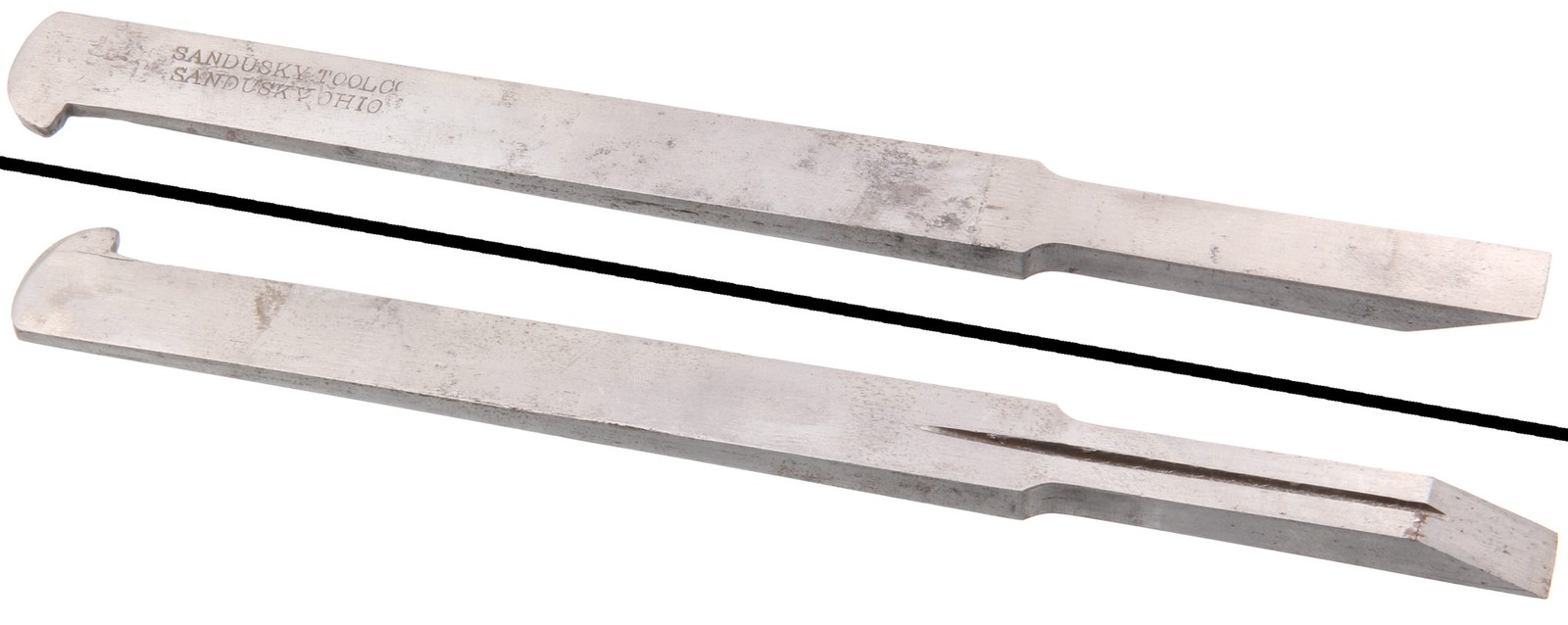 Orig. 7/16" Sandusky Tool Plow Plane Cutting Iron-  Two-Line T.M. - mjdtoolparts